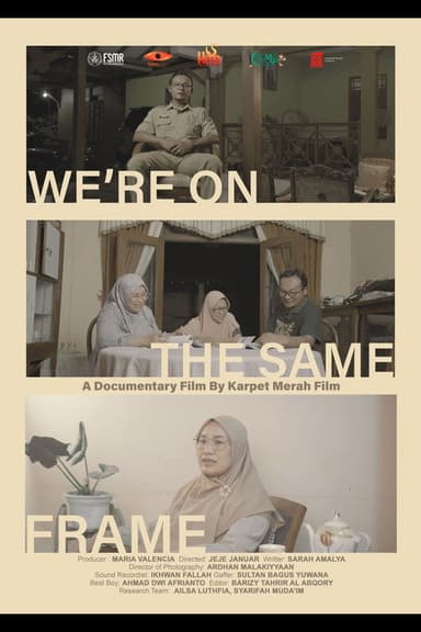 We're on the same frame poster