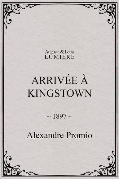 Arrivée à Kingstown poster
