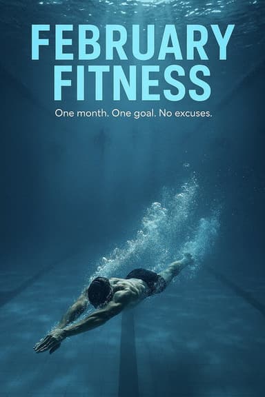 February Fitness poster