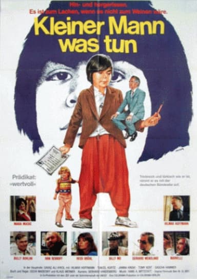 Kleiner Mann was tun poster
