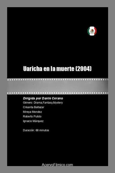 Uaricha en la muerte poster