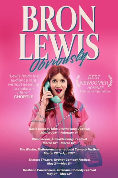 Bron Lewis - Obviously poster