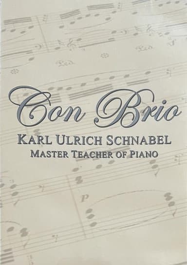 Con Brio - Karl Ulrich Schnabel poster