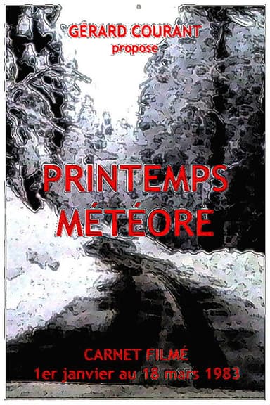 Printemps Météore poster