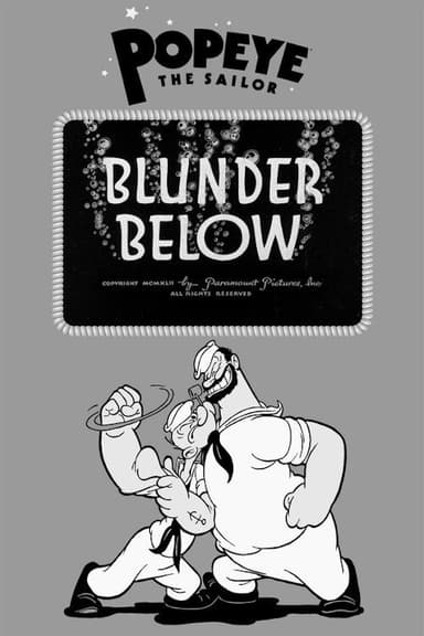 Blunder Below poster