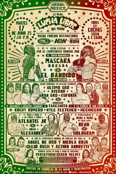 CMLL Martes Populares - CMLL vs. AEW/ROH poster