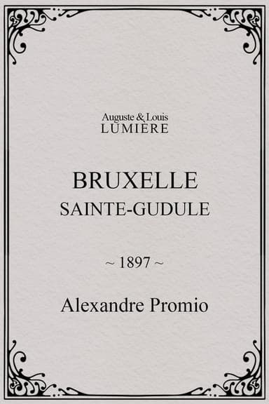 Bruxelles, Sainte-Gudule poster