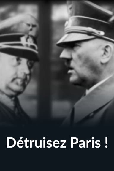 Détruisez Paris ! poster