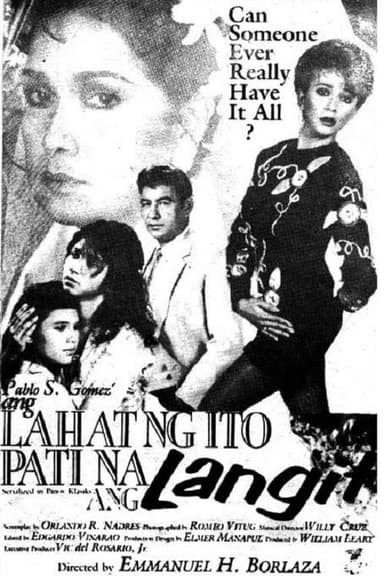 Ang Lahat Ng Ito Pati Na Ang Langit poster