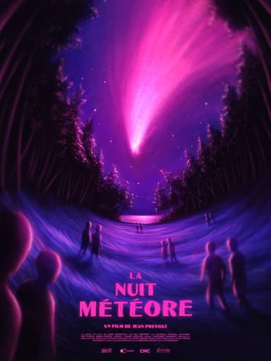 La nuit météore poster