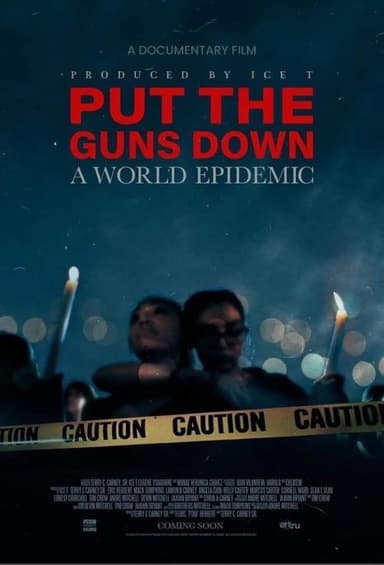 Put the Guns Down: A World Epidemic poster