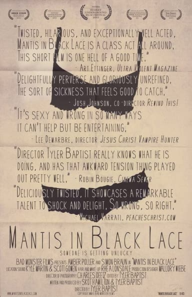 Mantis in Black Lace poster