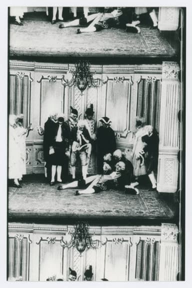 Gustaf III and Bellman poster