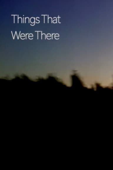 Things That Were There poster