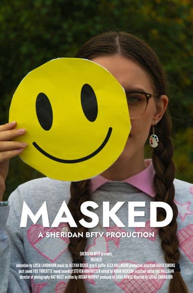 Masked poster