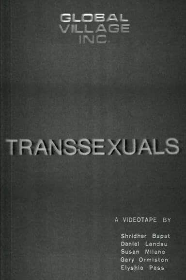 Transsexuals poster