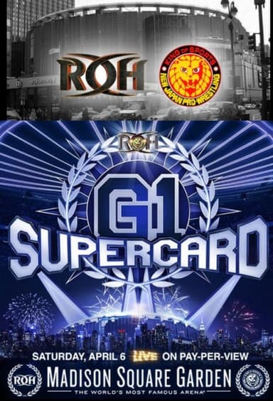 ROH & NJPW: G1 Supercard poster