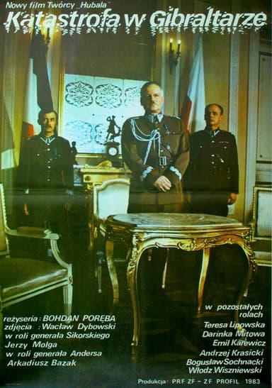 Katastrofa w Gibraltarze poster