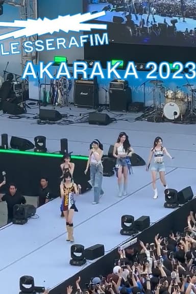 LE SSERAFIM - 'AKARAKA' Yonsei University 2023 poster