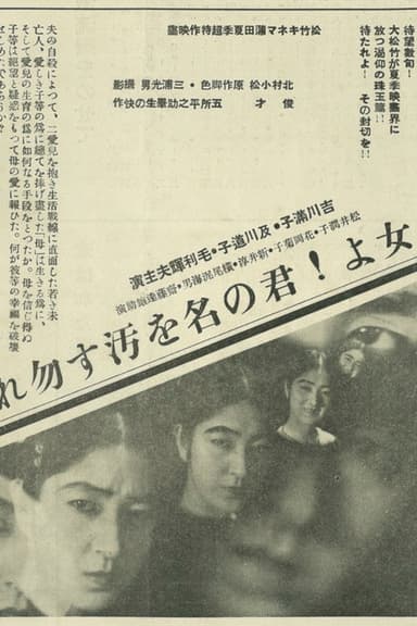 Mother, Don't Tarnish Your Name poster