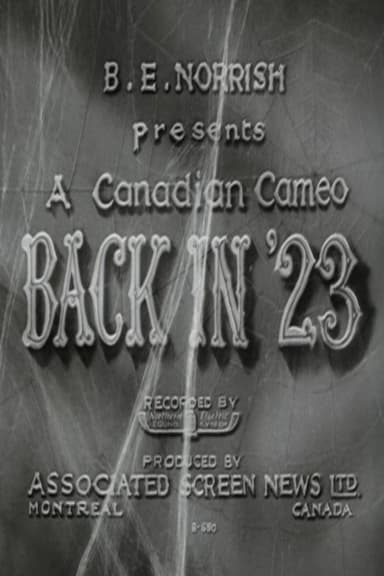 Back in '23 poster
