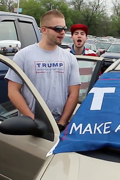 Donald Trump Parking Lot poster