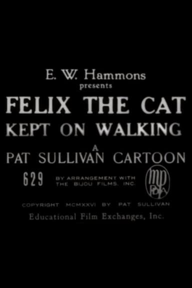 Felix the Cat Kept On Walking poster