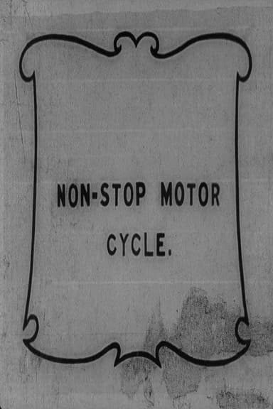 The Non-Stop Motor Bicycle poster