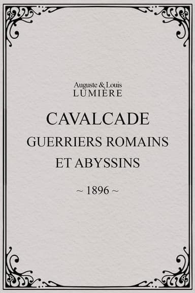 Cavalcade (guerriers romains et abyssins) poster