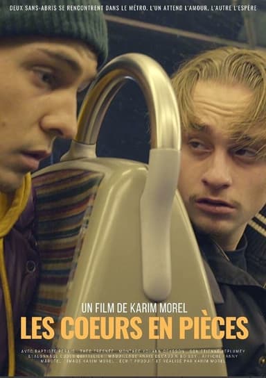 Les cœurs en pièces poster