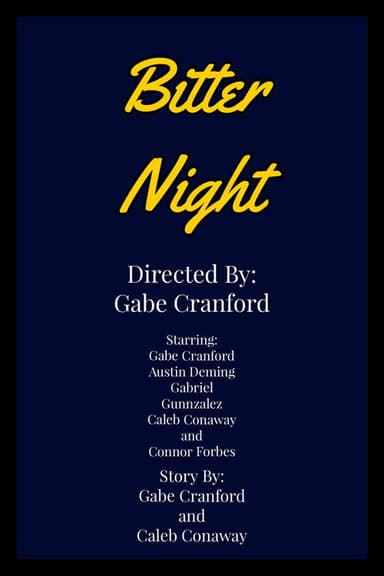 Bitter Night poster