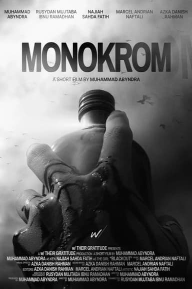 Monochrome poster