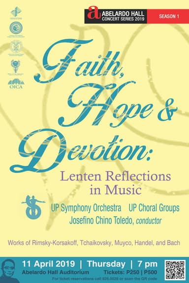 UP’s Faith, Hope & Devotion (Lenten Reflections In Music) poster