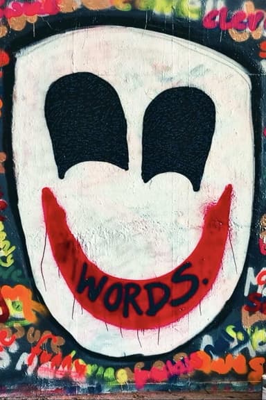 Words poster