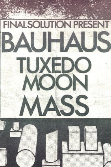 Bauhaus Live, University Of London (1980-10-31) poster
