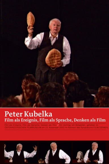 Film als Ereignis, Film als Sprache, Denken als Film poster