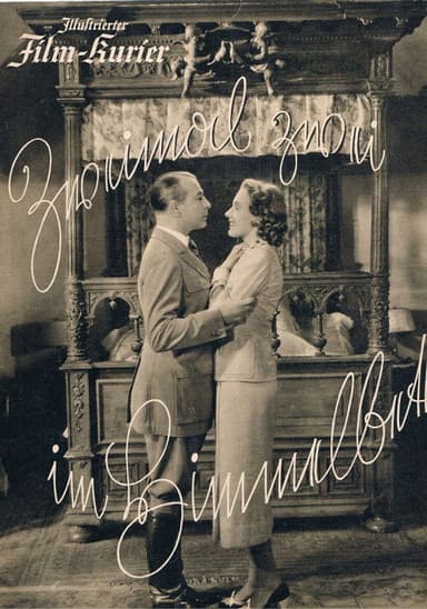 Zweimal zwei im Himmelbett poster