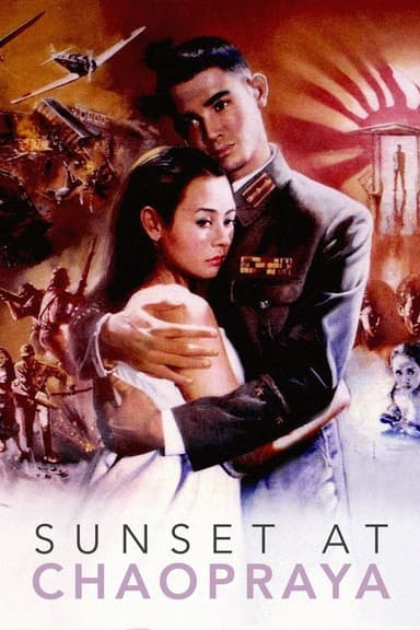 Sunset at Chaopraya poster