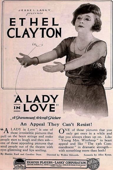 A Lady in Love poster