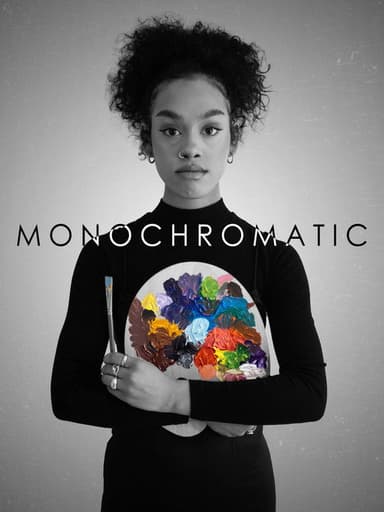 Monochromatic poster