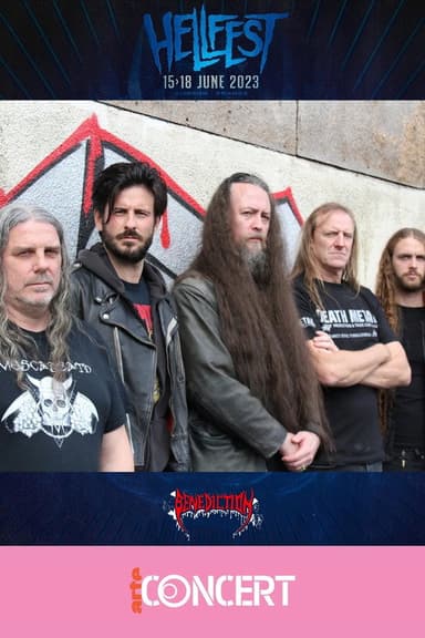 Benediction - Hellfest 2023 poster