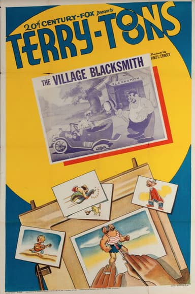 The Village Blacksmith poster