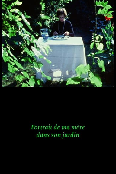 Portrait of My Mother in Her Garden poster
