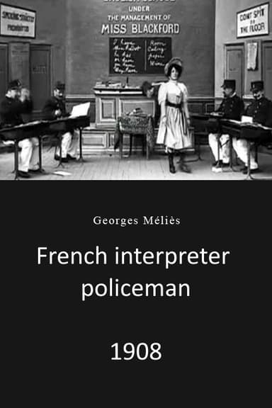 French Cops Learning English poster