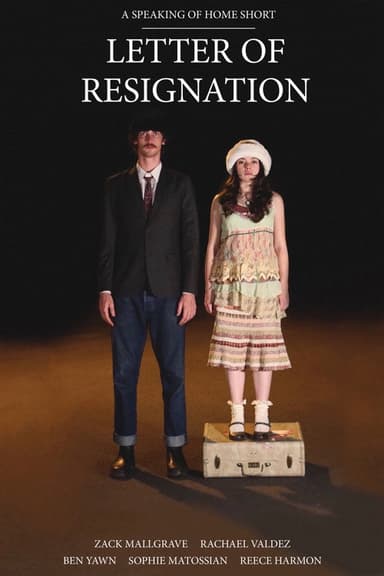 Letter of Resignation poster