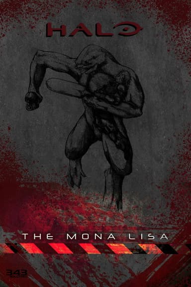 Halo: The Mona Lisa poster