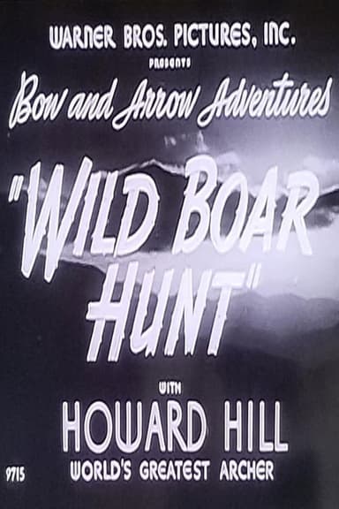 Wild Boar Hunt poster
