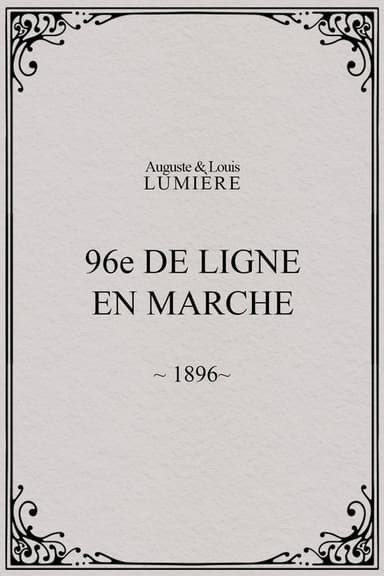 96ème de ligne en marche poster