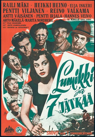 Lumikki ja 7 jätkää poster