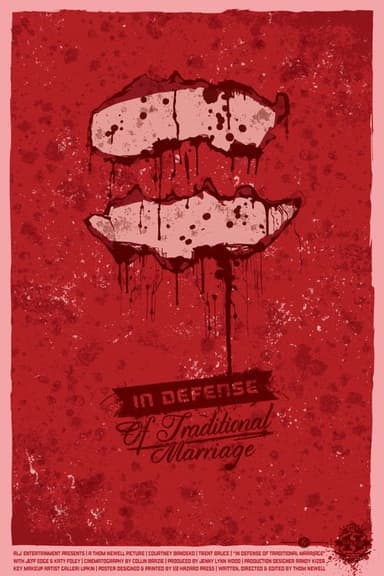 In Defense of Traditional Marriage poster